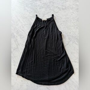 Joah Brown Black Modal Tank Top M/L Soft Minimalist Fitted Designer Made USA 🇺🇸